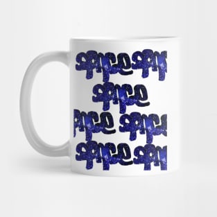 Space lettering Mug